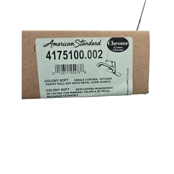 American Standard Colony Soft Chrome Pull-Out Kitchen Faucet 4175100.002 - Picture 3 of 3